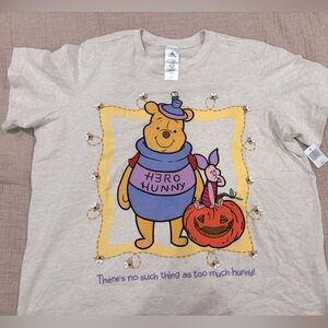 Disney Winnie the Pooh and Piglet Embroidered Halloween Tee - NWT!! SOLD OUT!!